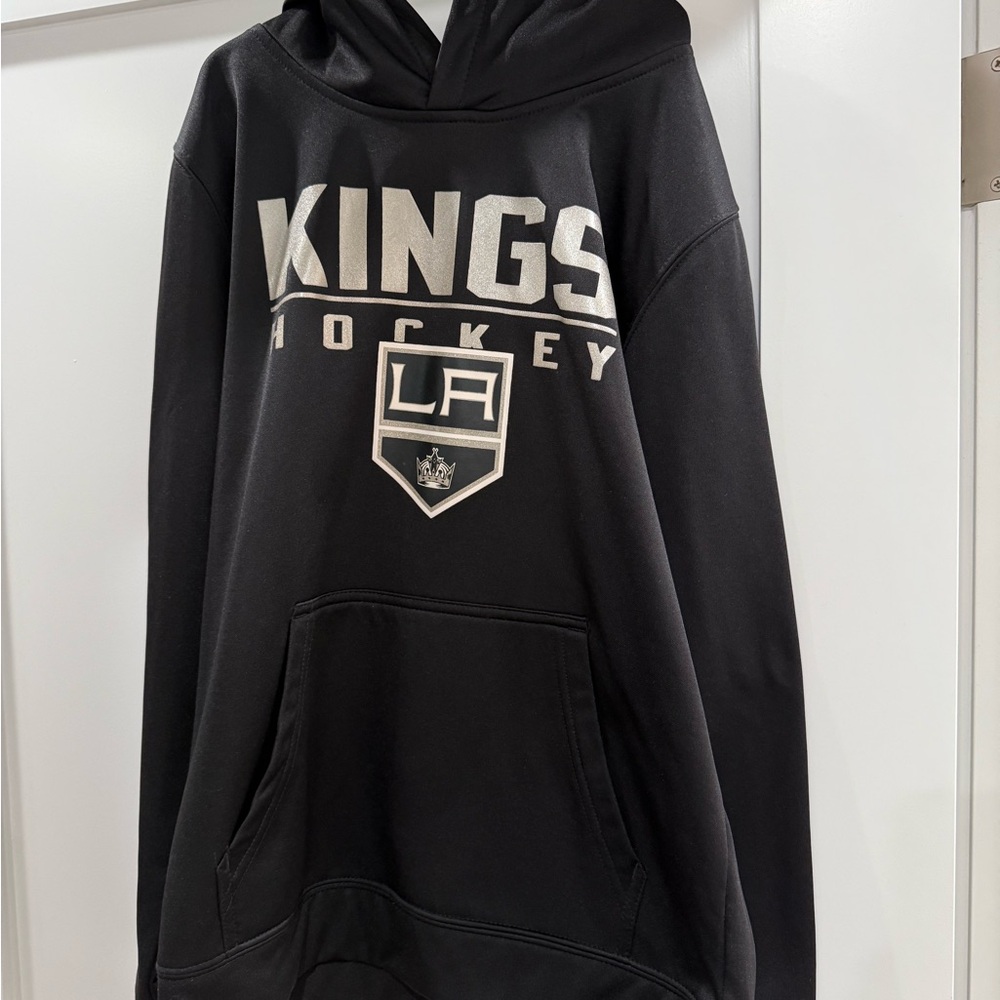 LA Kings Hockey Black Hoodie, youth medium 10-12, like new!